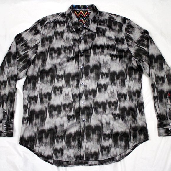 Robert Graham Long Sleeve Button Front Shirt - Picture 5 of 11